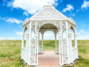 Outdoor Metal Gazebo Garden Greenhouse For Wedding Ysgh 078